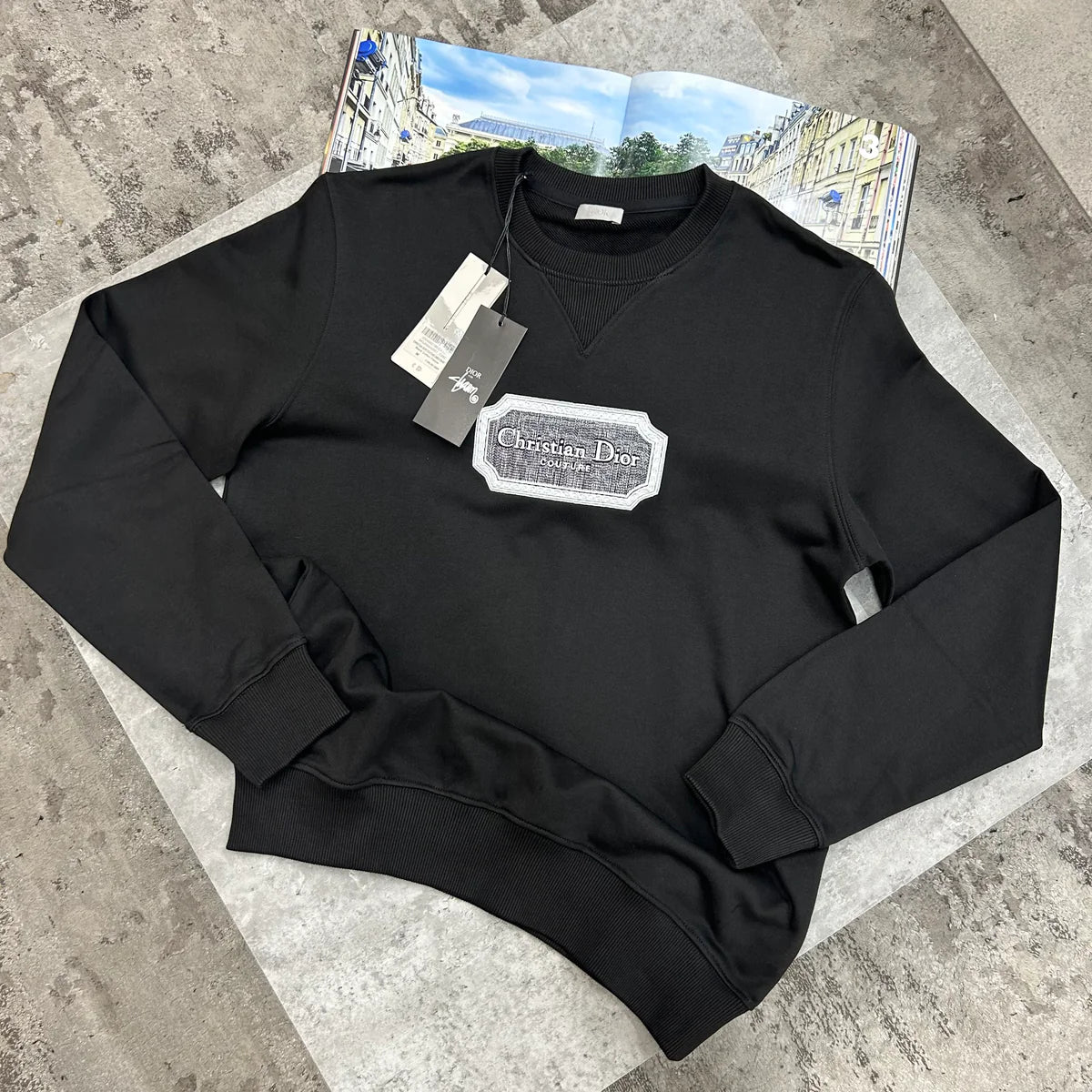 Black dior jumper best sale