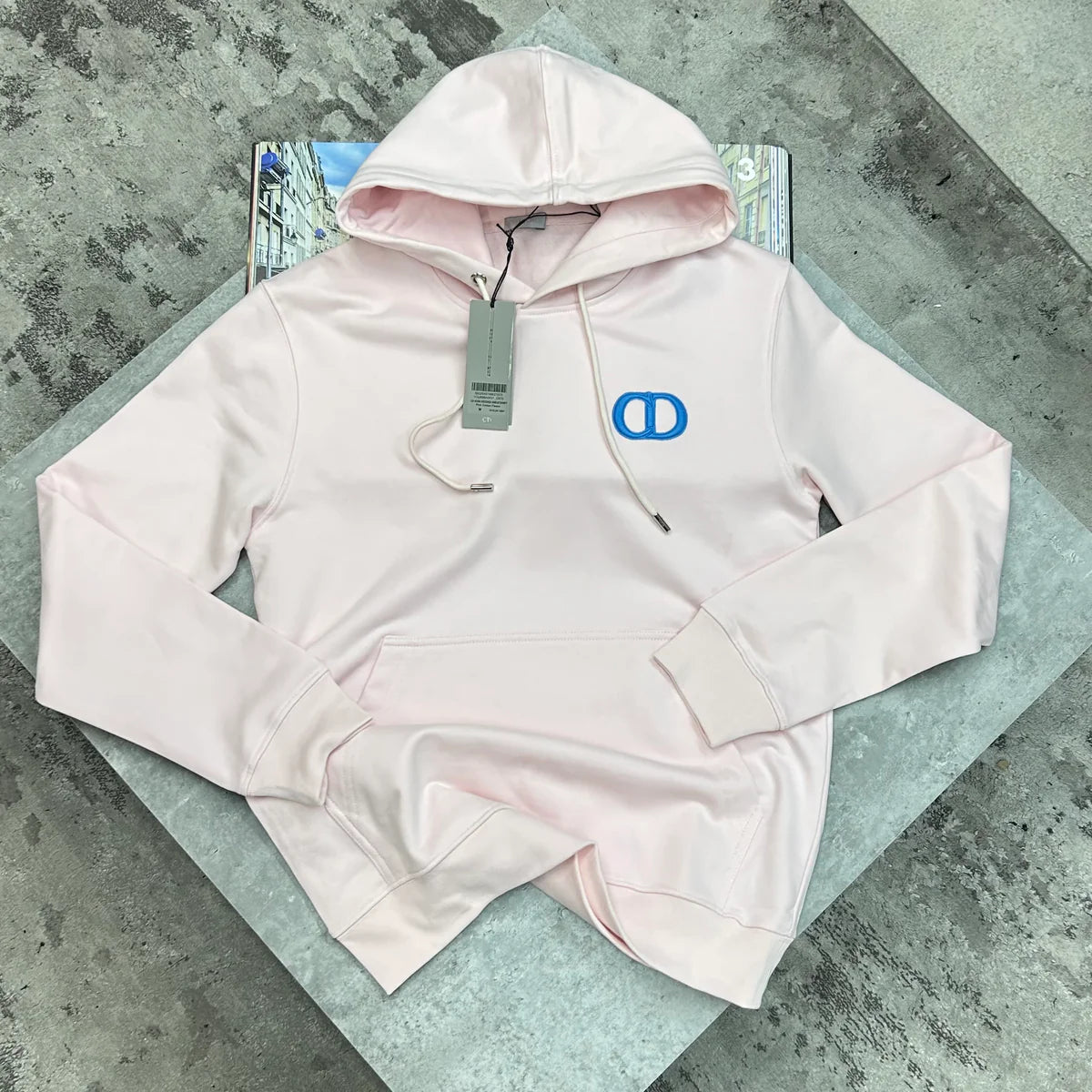 DIOR CD HOODIE - PINK