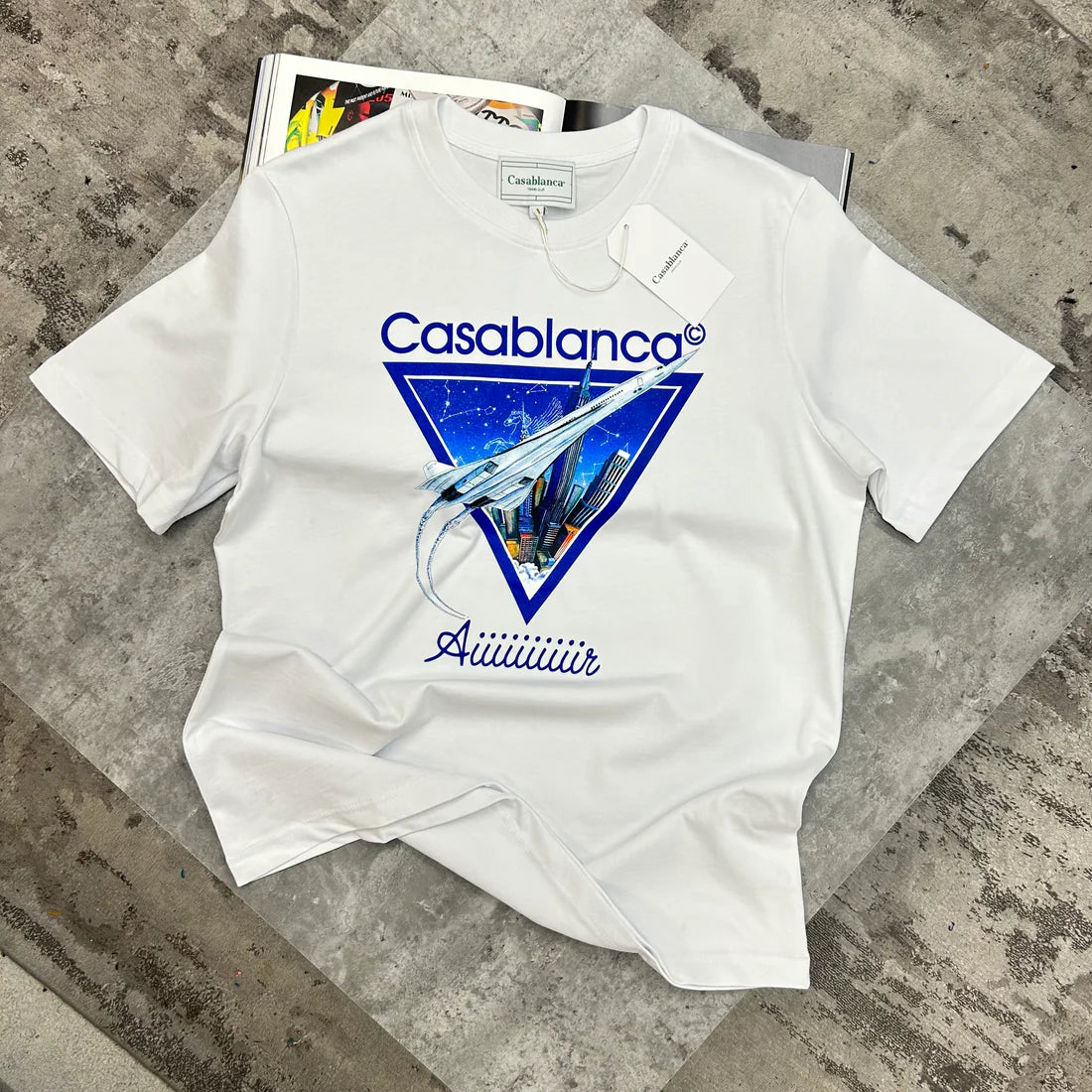 CASABLANCA CASA AIR T-SHIRT - WHITE