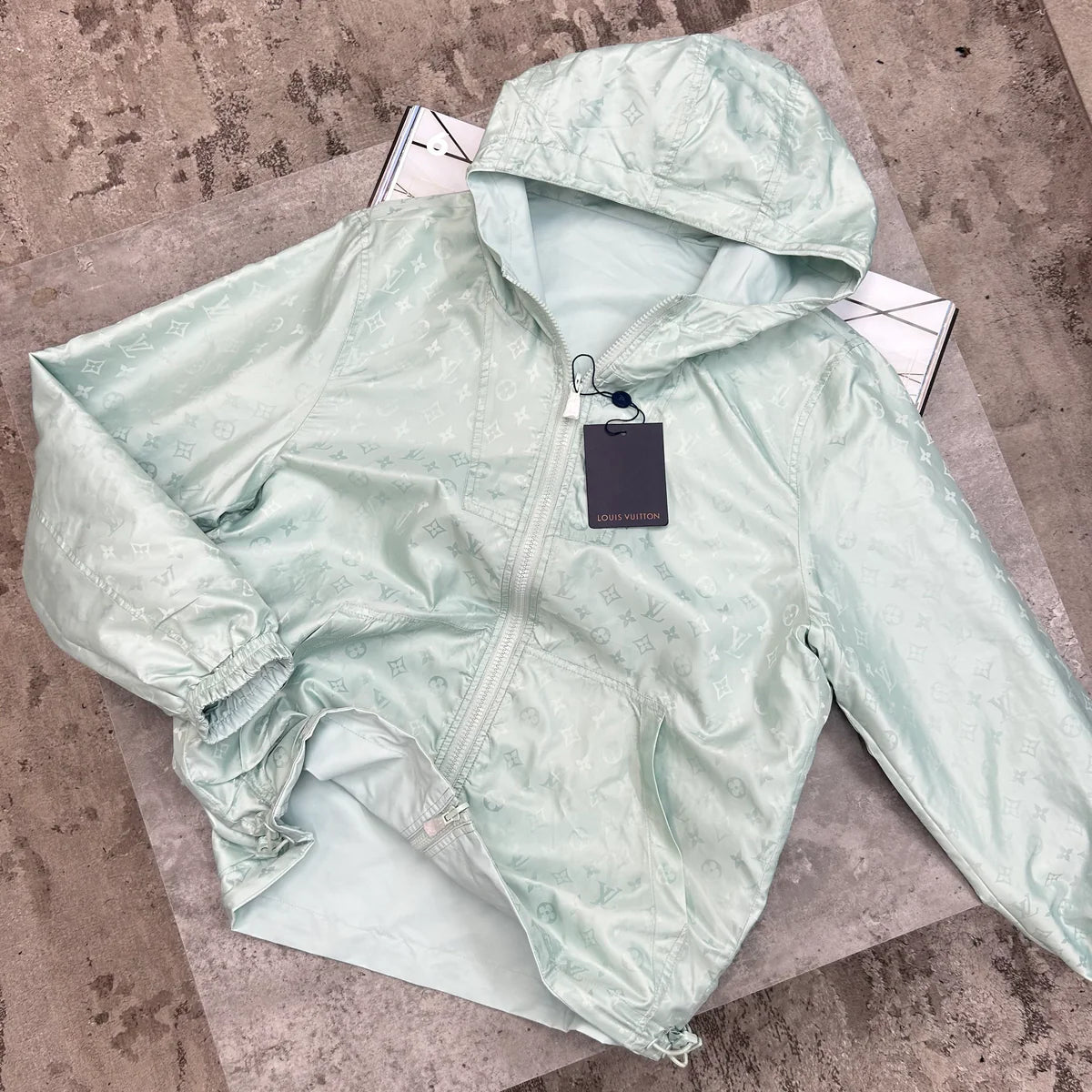 LOUIS VUITTON REVERSIBLE MONOGRAM JACKET - MINT