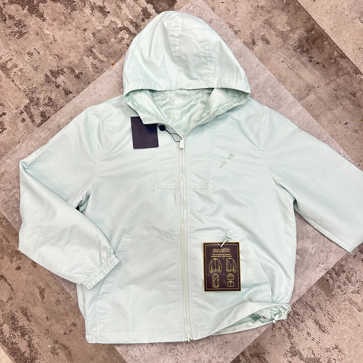 LOUIS VUITTON REVERSIBLE MONOGRAM JACKET - MINT