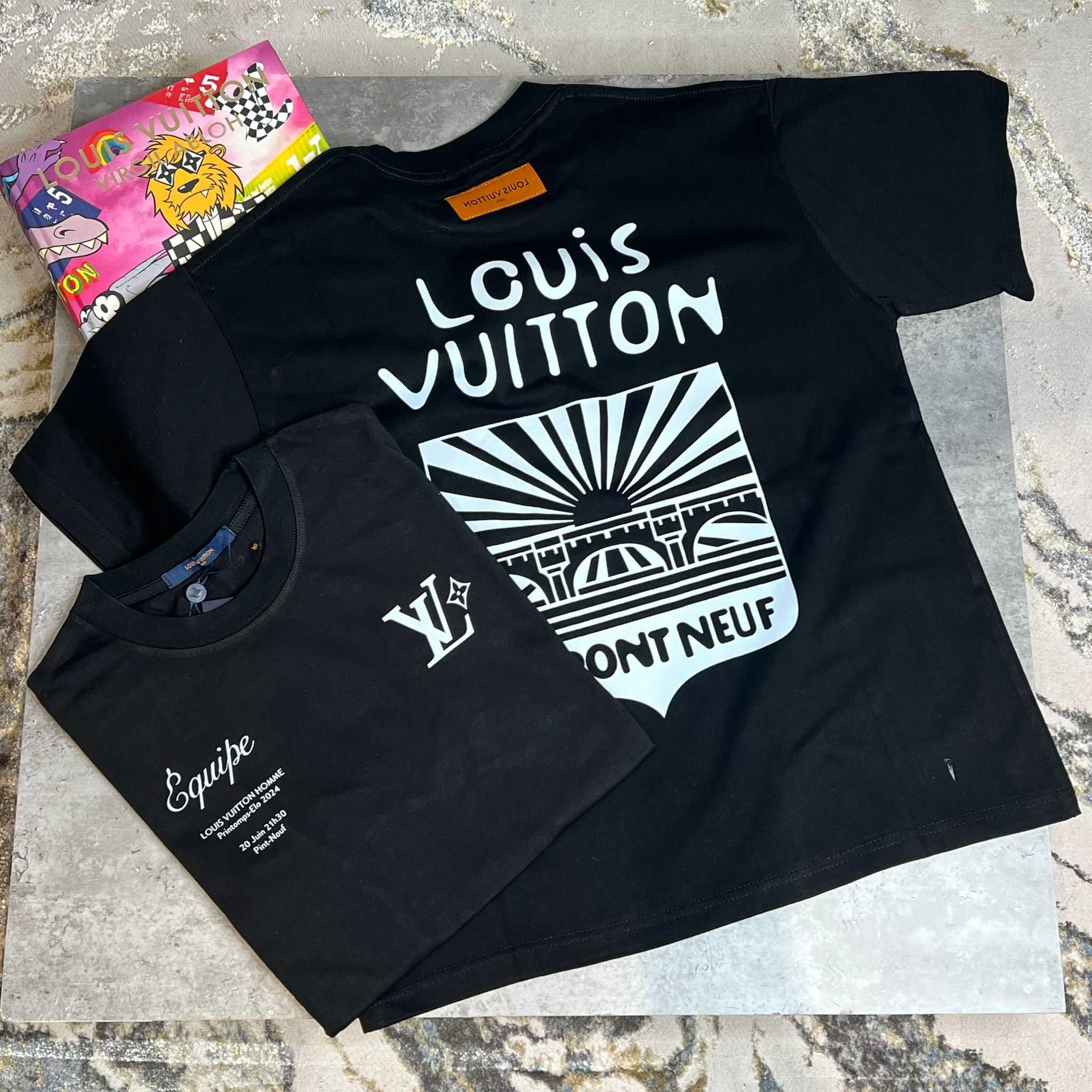 LOUIS VUITTON T SHIRT - BLACK