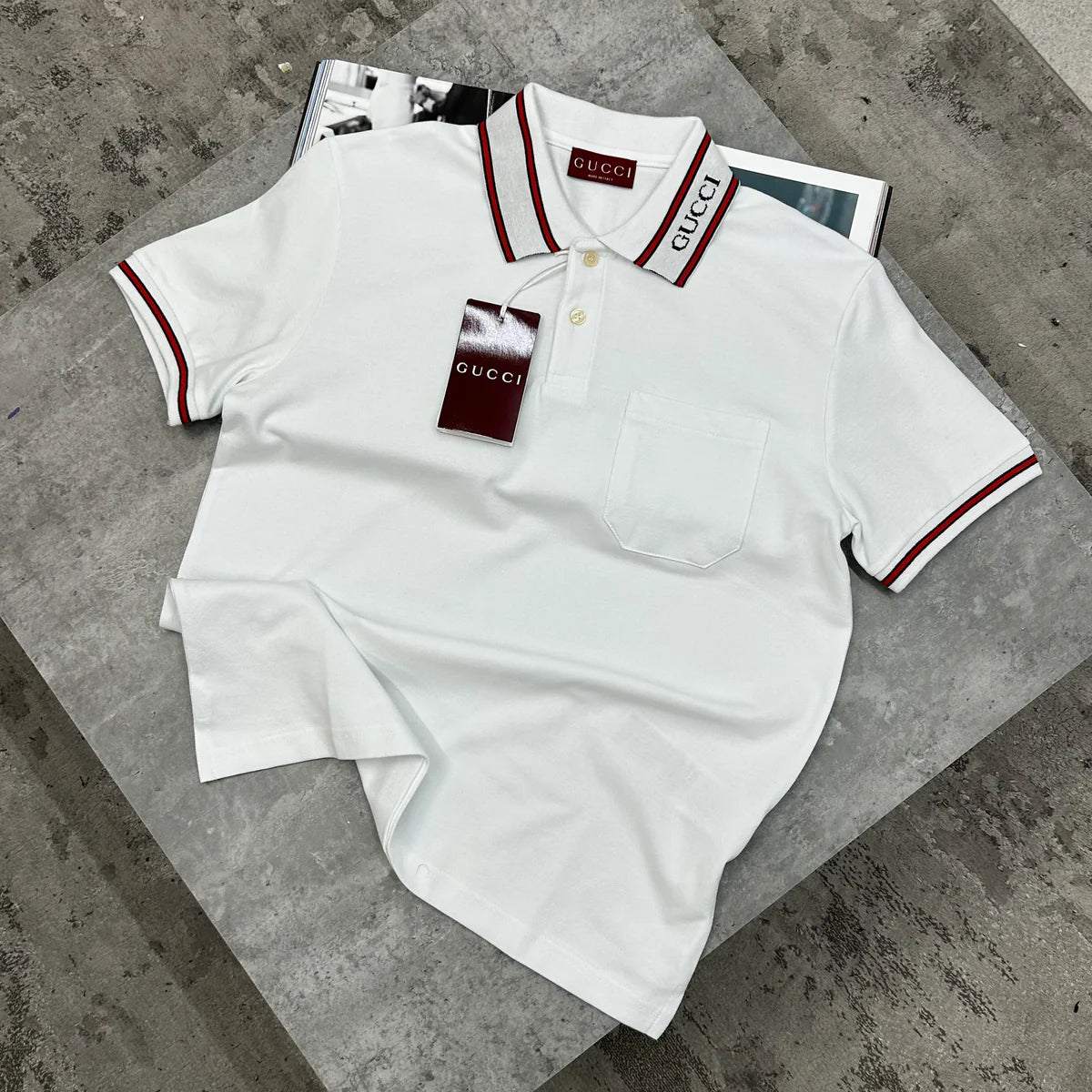 GUCCI POLO - WHITE