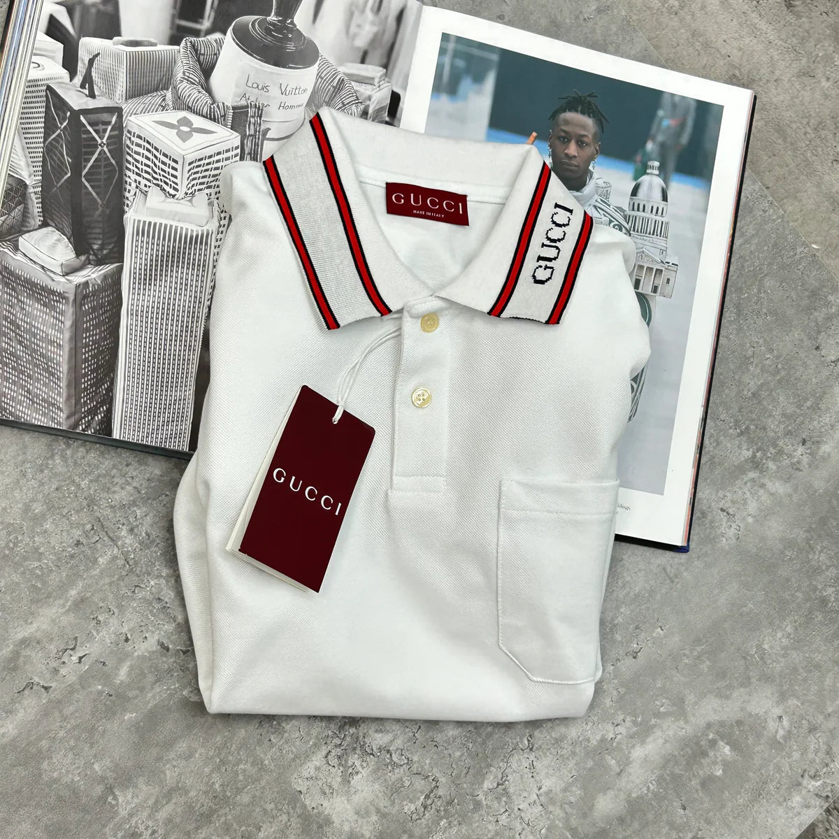 GUCCI POLO - WHITE