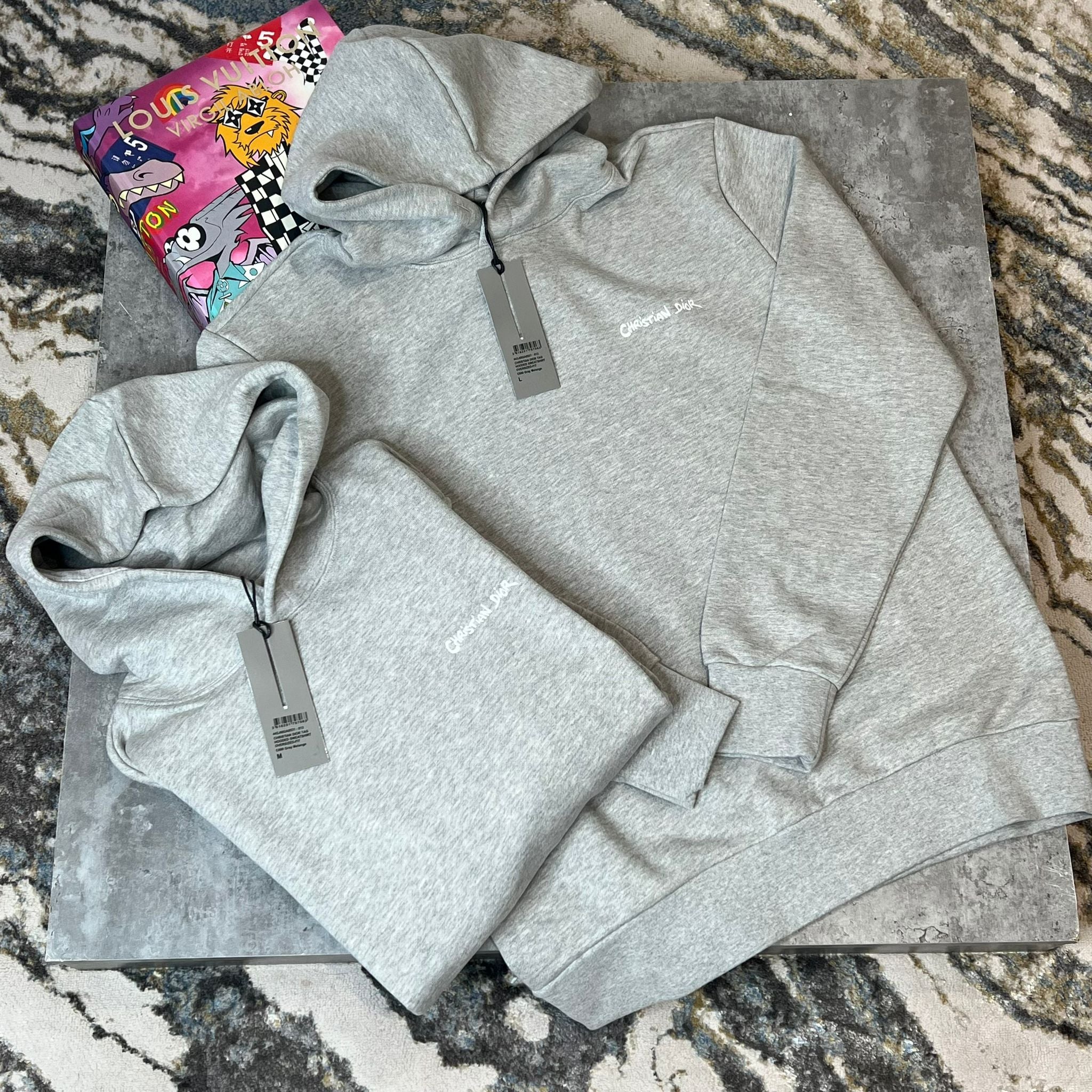 DIOR HOODIE - GREY