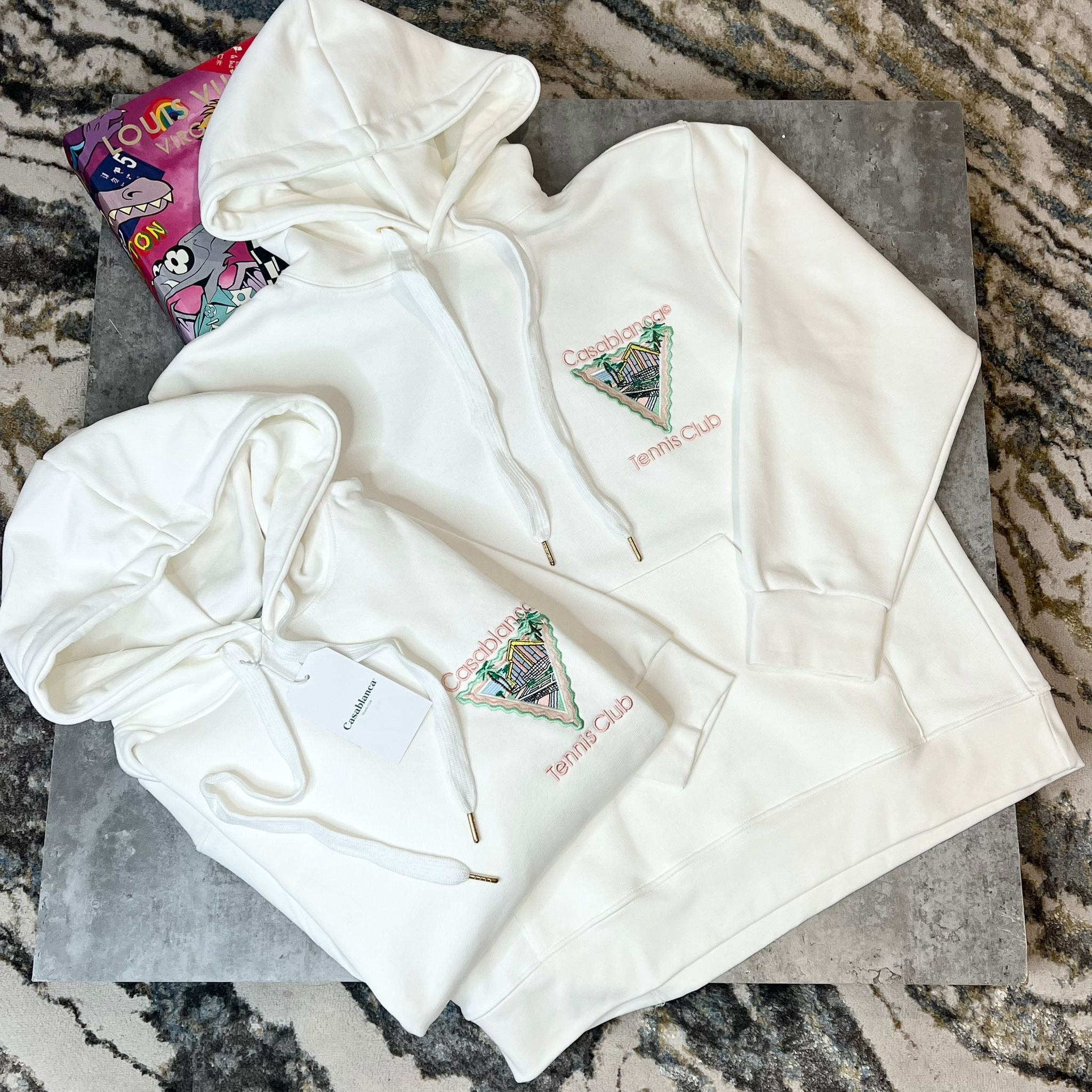 CASA TENNIS CLUB HOODIE - WHITE