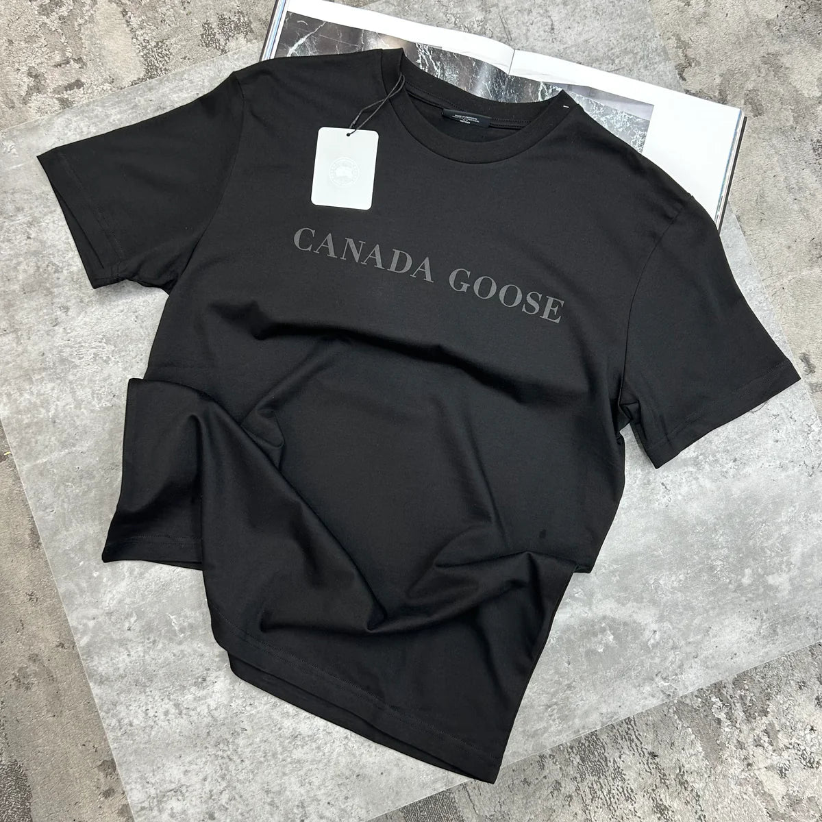 CG LOGO T SHIRT - BLACK