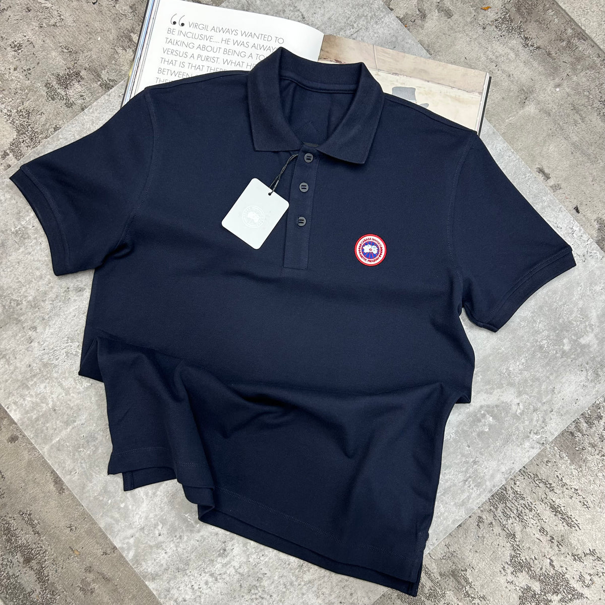 CANADA GOOSE POLO - NAVY