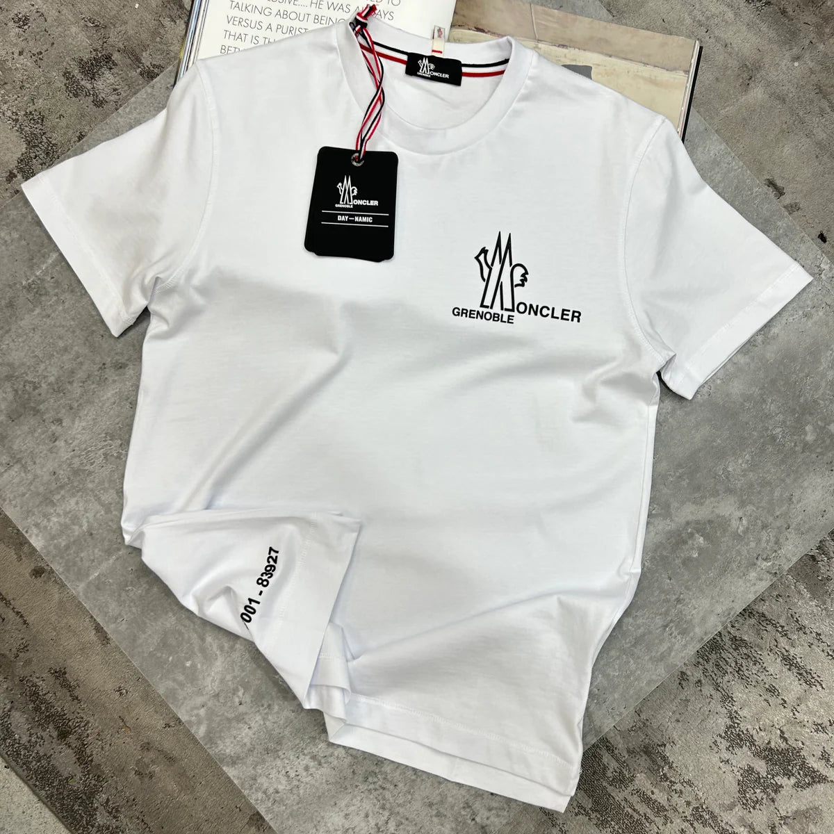 MONCLER GRENOBLE T SHIRT - WHITE