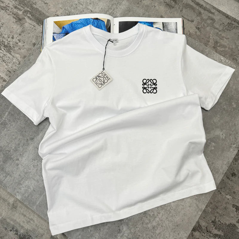 LOEWE SMALL LOGO T SHIRT - WHITE