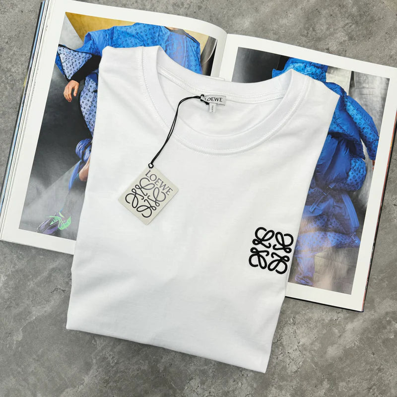 LOEWE SMALL LOGO T SHIRT - WHITE