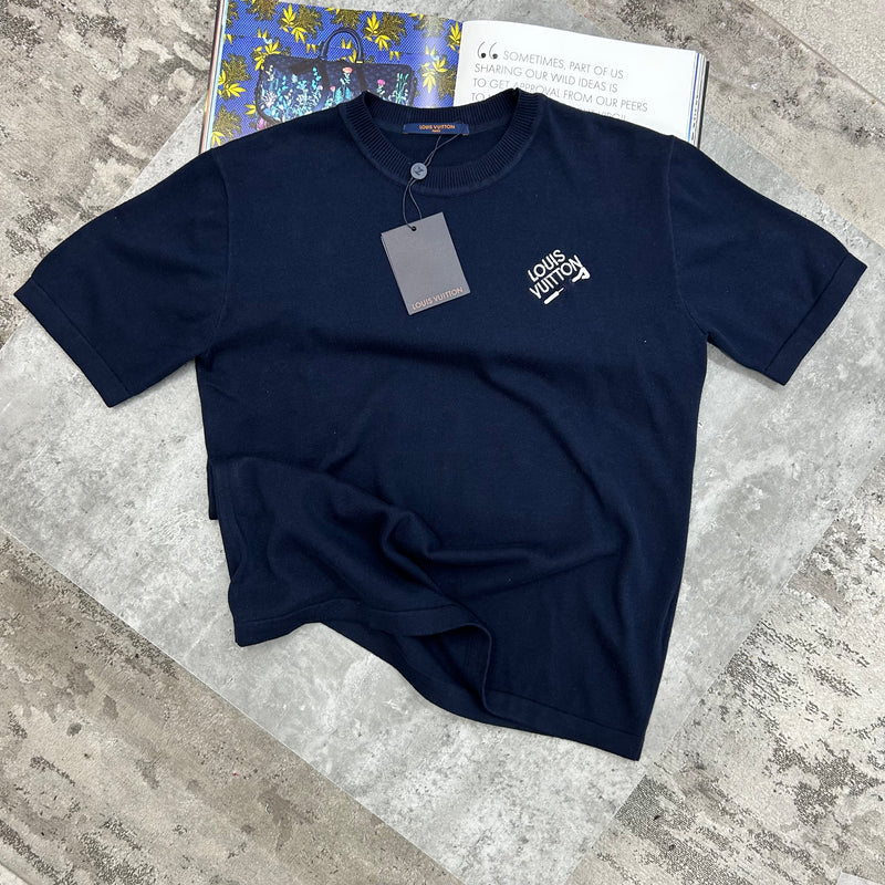 LOUIS VUITTON PIN T SHIRT - NAVY