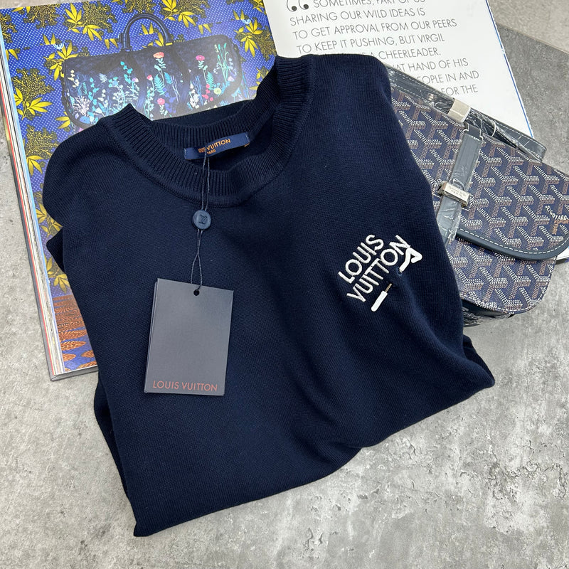 LOUIS VUITTON PIN T SHIRT - NAVY