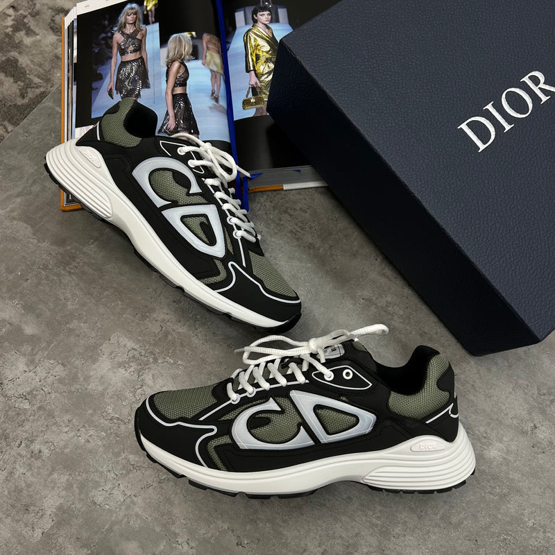 DIOR B30 TRAINER - KHAKI / BLACK