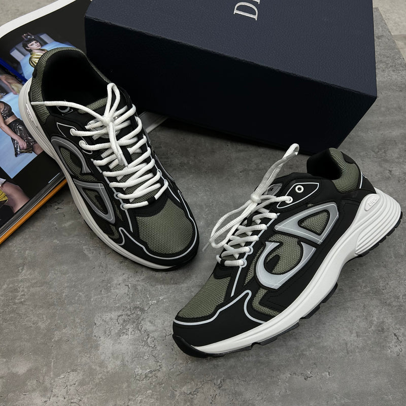 DIOR B30 TRAINER - KHAKI / BLACK