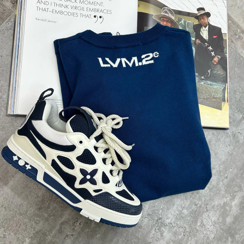 LOUIS VUITTON SKATES TRAINERS - NAVY