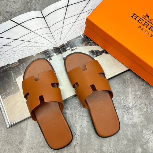 HERMES SLIDES - TAN