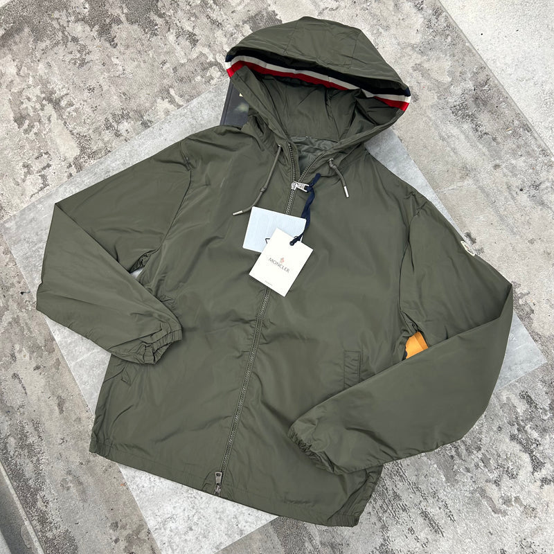 MONCLER GRIMPEURS HOODED JACKET - KHAKI