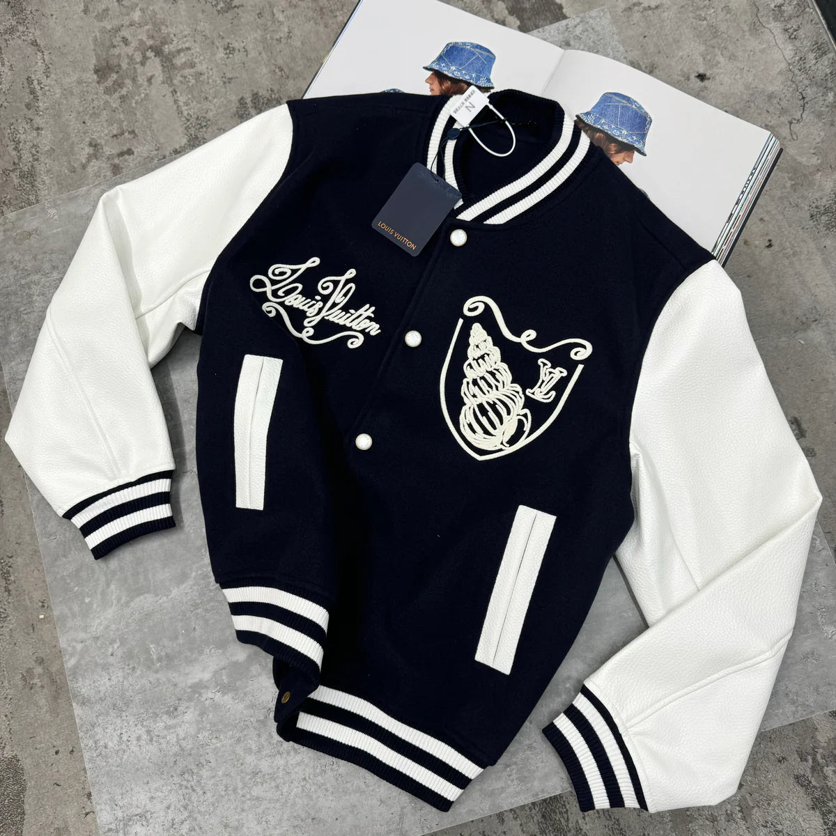 LOUIS VUITTON VARSITY JACKET - NAVY