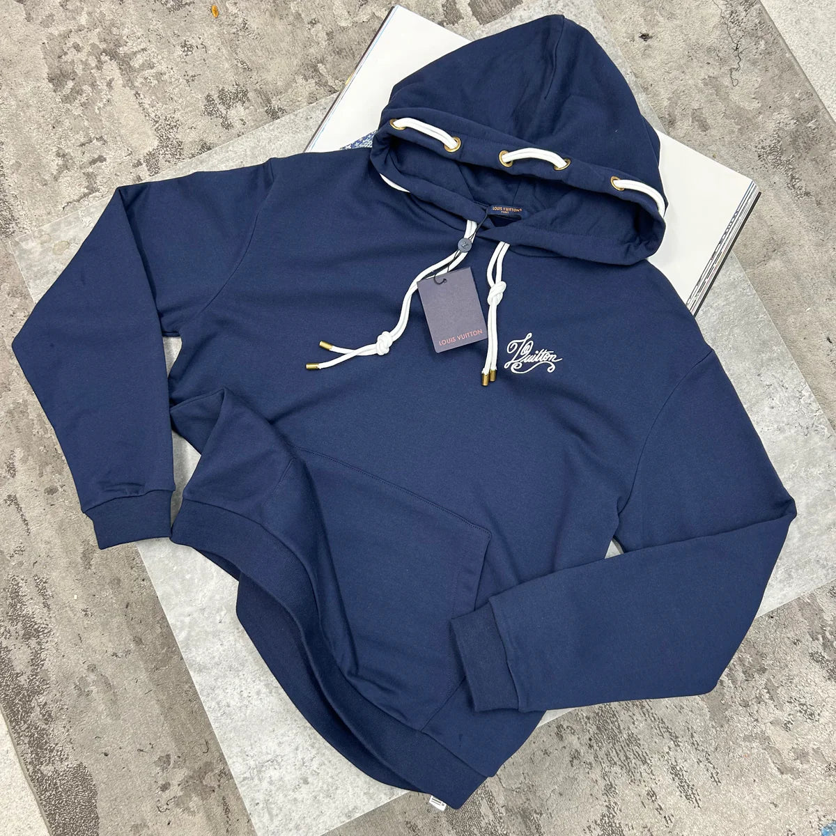 LOUIS VUITTON HOODIE - NAVY