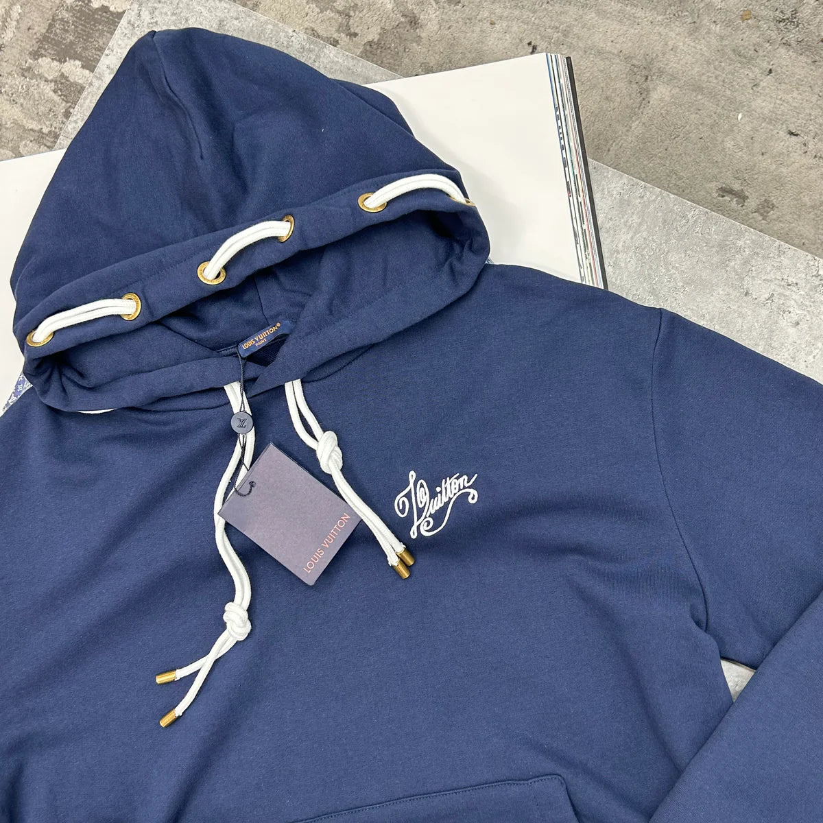 LOUIS VUITTON HOODIE - NAVY