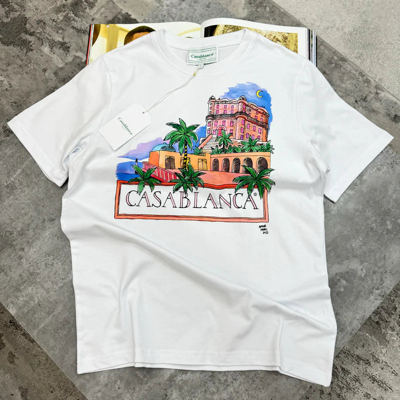 CASABLANCA T-SHIRT - WHITE