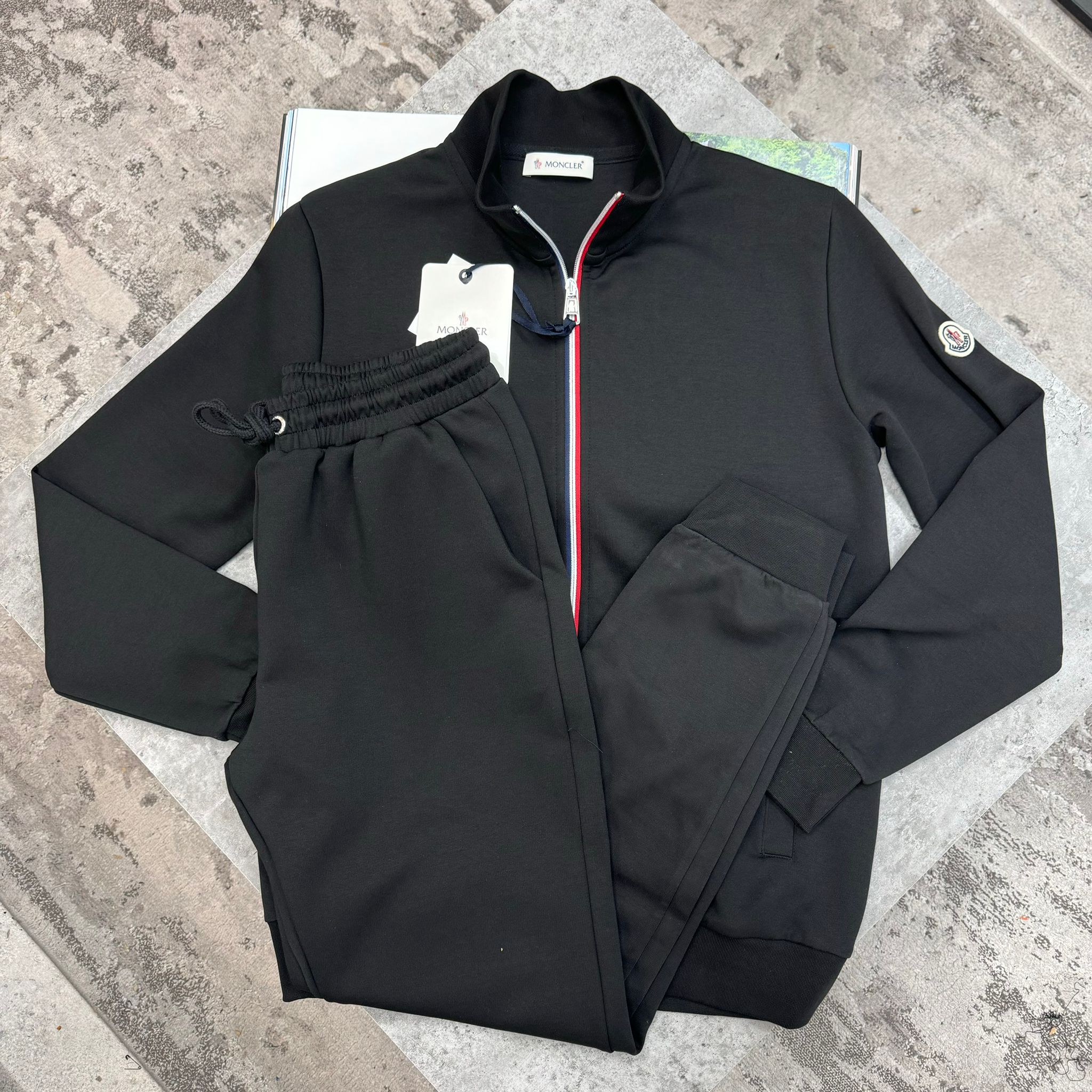 MONCLER TRACKSUIT - BLACK