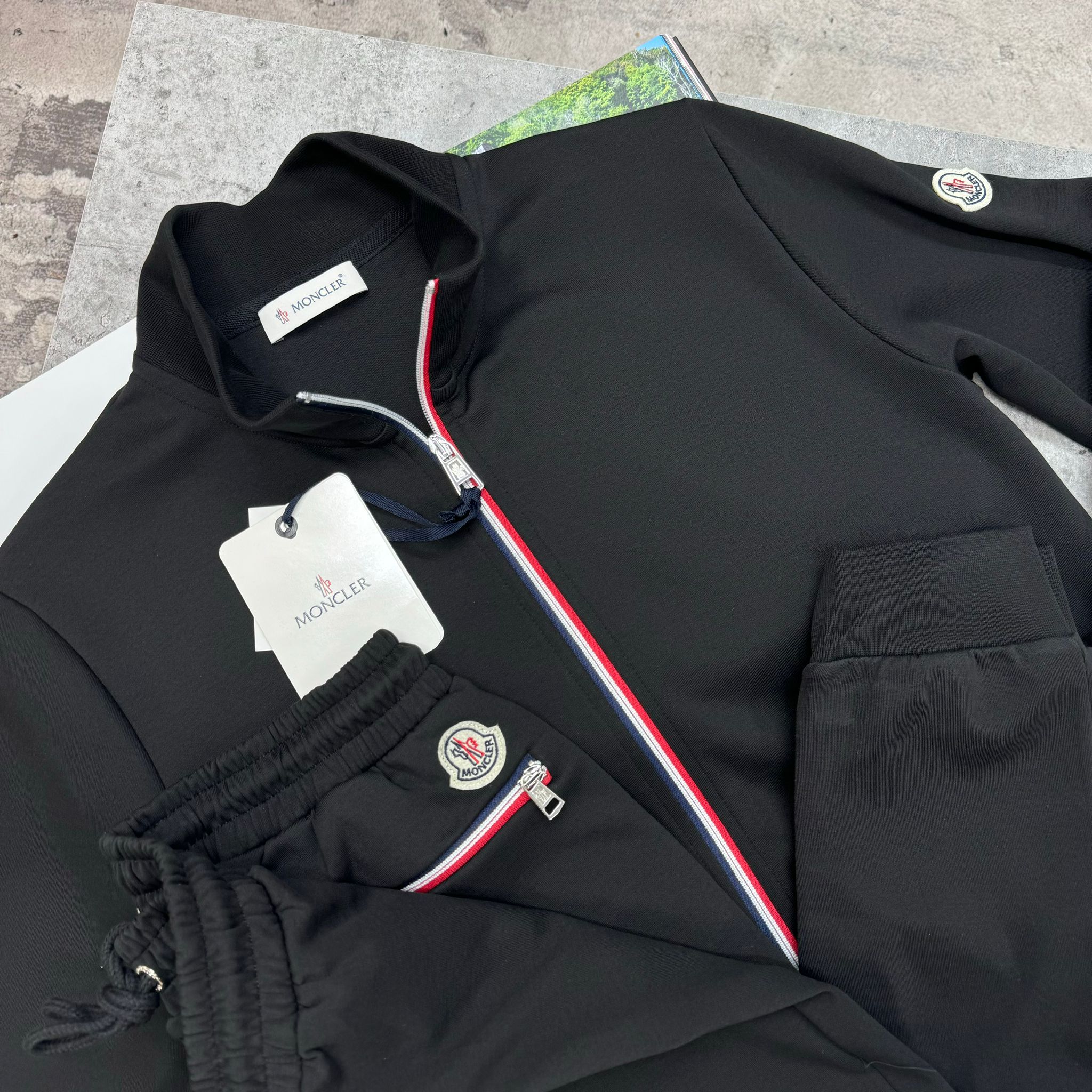 MONCLER TRACKSUIT - BLACK