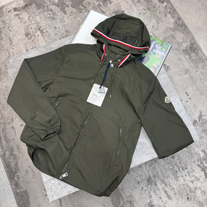 MONCLER MIRA HOODED JACKET - KHAKI