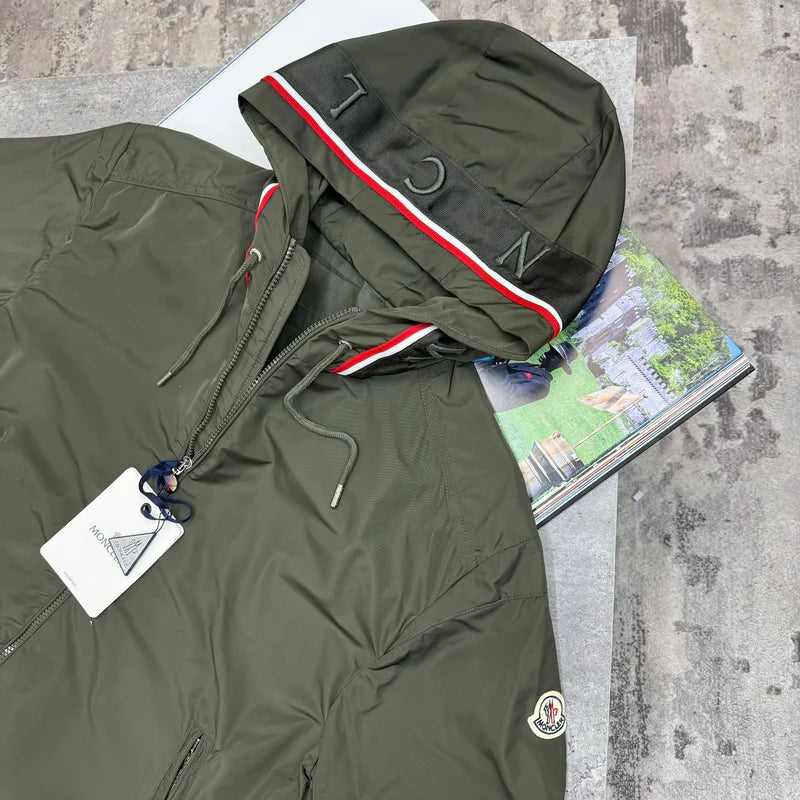 MONCLER MIRA HOODED JACKET - KHAKI