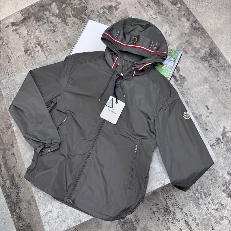 MONCLER MIRA HOODED JACKET - GREY