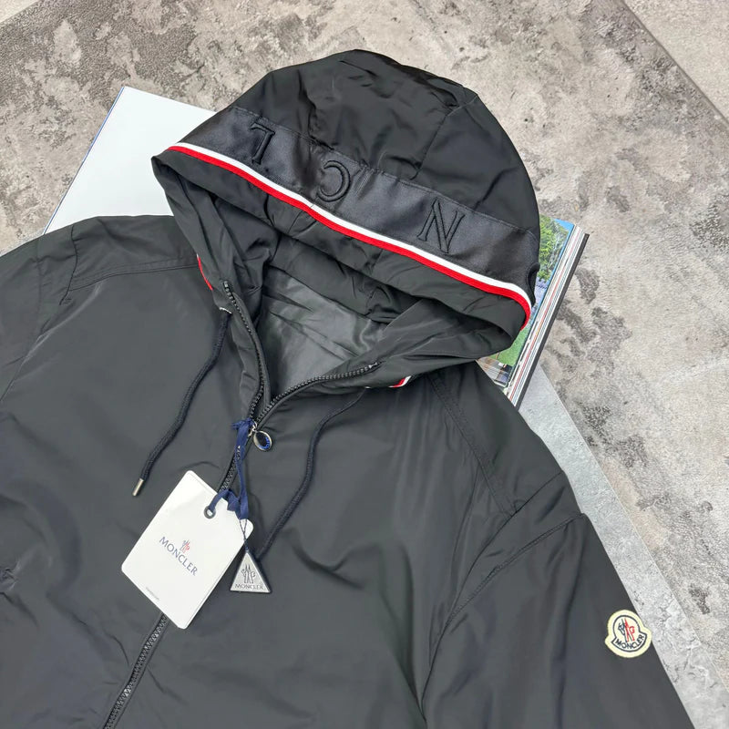 MONCLER MIRA HOODED JACKET - BLACK